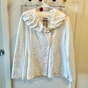 NICHE x Nilgun Derman 🤍 Asymmetrical Diamond Textured Jacket